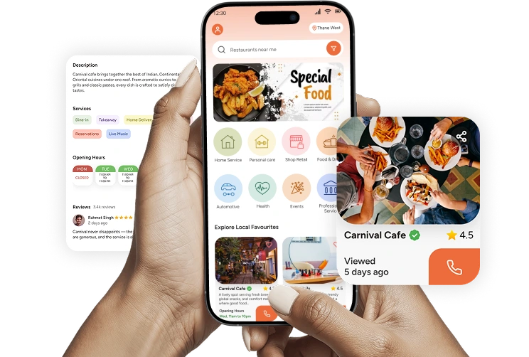 Mobile application development showcase