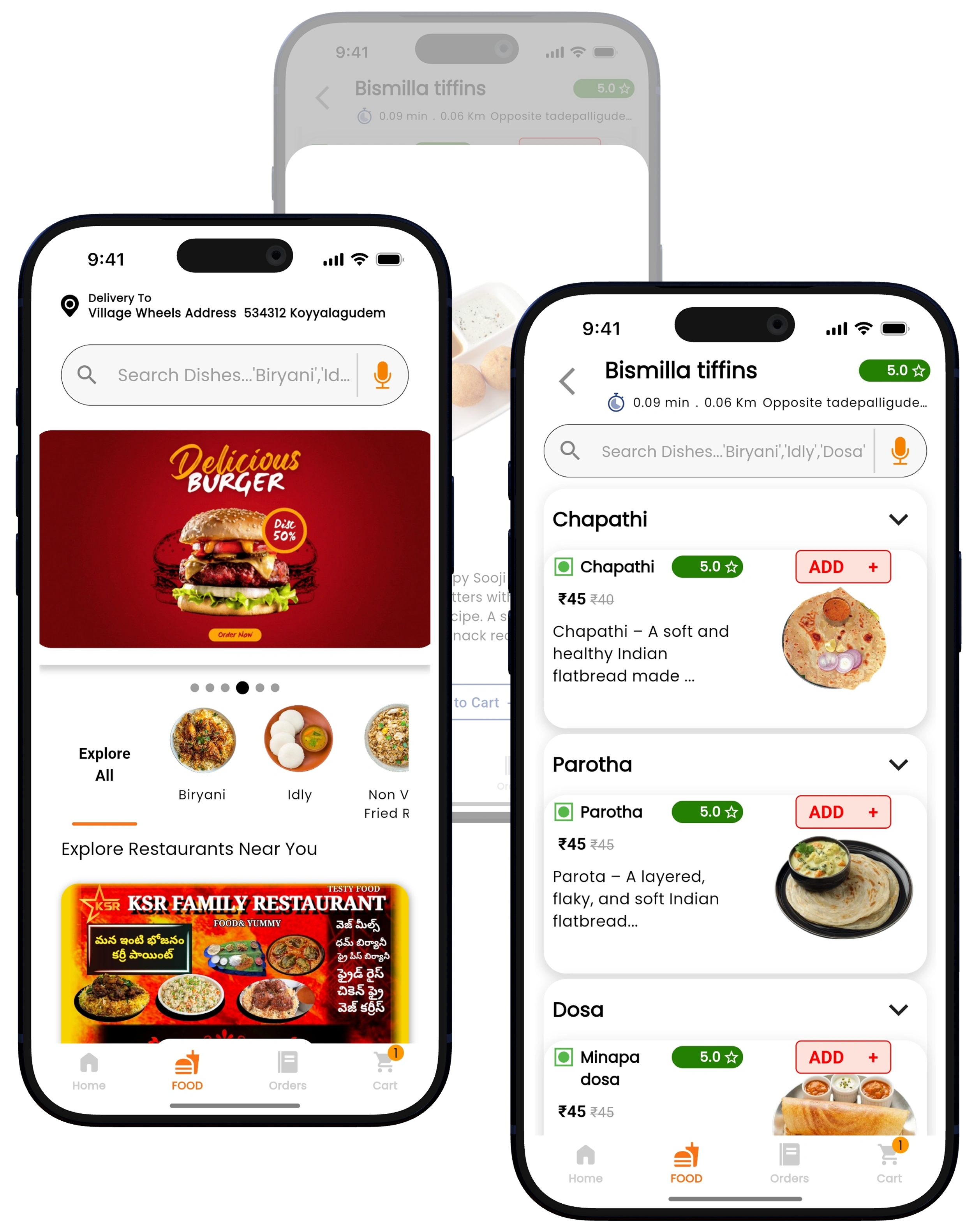 Happycows App Screens